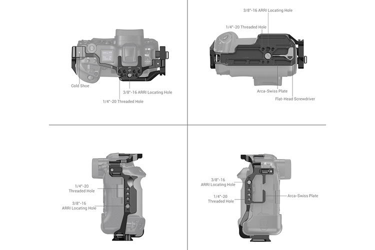 SmallRig 3884 Camera Cage for Canon EOS R3