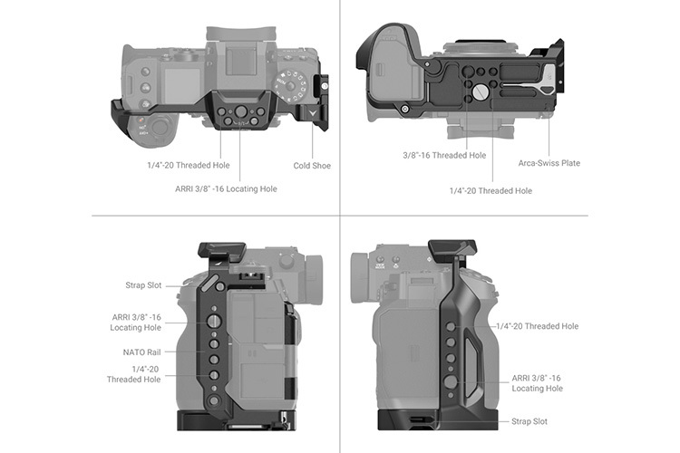 SmallRig 3934B Cage for Fujifilm X-H2S