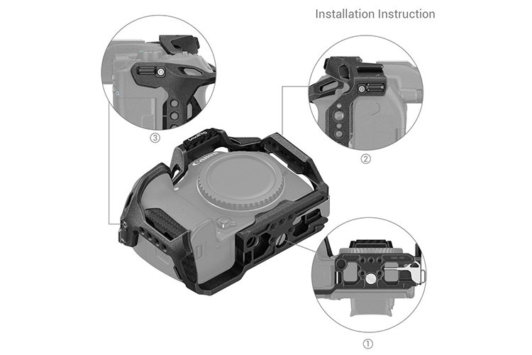 SmallRig 4003 Black Mamba Cage for Canon EOS R7