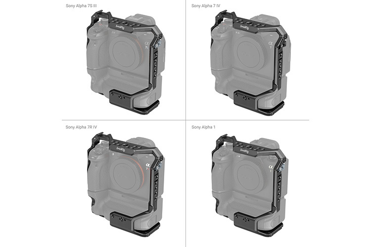 SmallRig 3594 Camera Cage for Sony A7S III/A7 IV/A7R IV/A1 with VG-C4EM Battery Grip