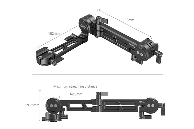 SmallRig 3507 Adjustable EVF Mount with NATO Clamp