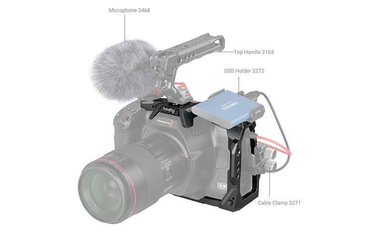 SmallRig 3665 Camera Half Cage for BMPCC 6K Pro
