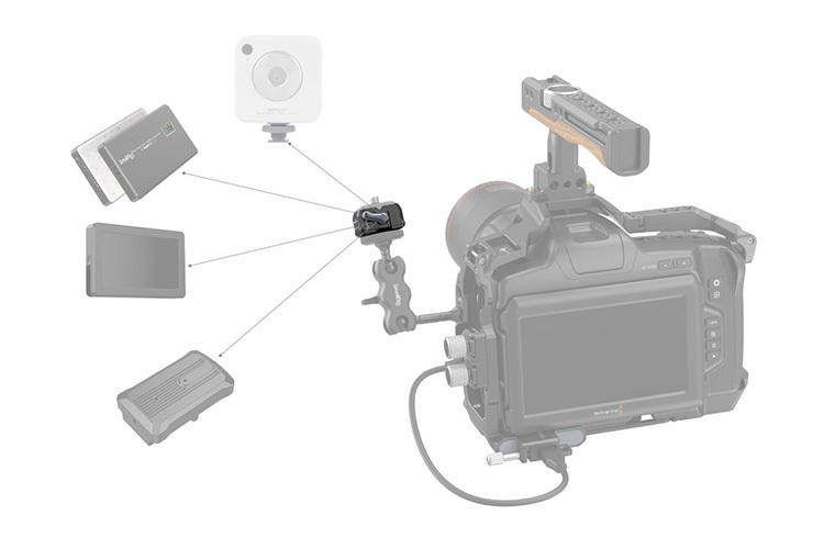 SmallRig 3731 Drop-in HawkLock mini Universal QR (Baseplate)