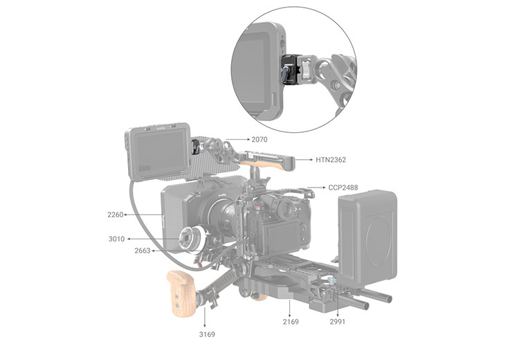 SmallRig 3731 Drop-in HawkLock mini Universal QR (Baseplate)