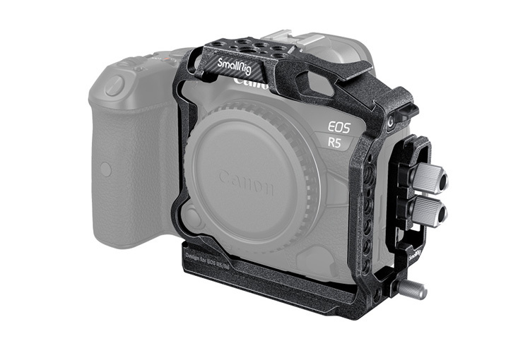 SmallRig 3656 Black Mamba Camera Half Cage & Cable Clamp for Canon EOS R5, R5 C & R6