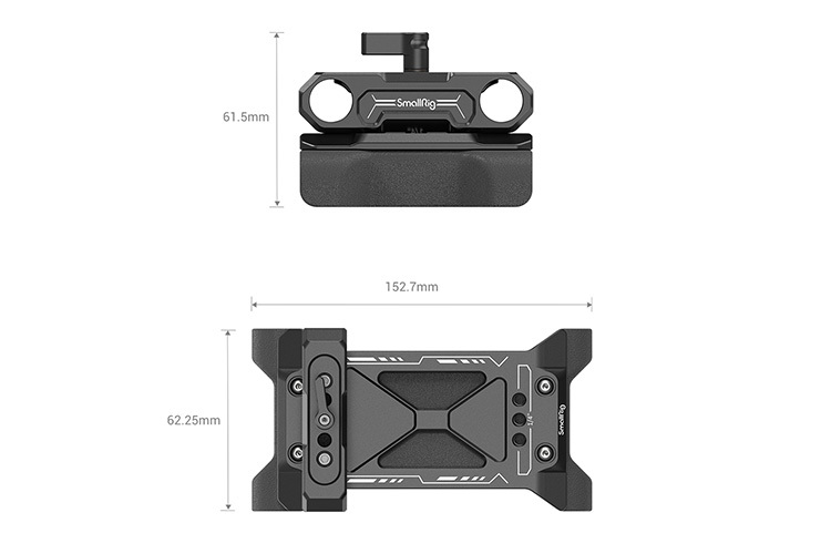 SmallRig 2894 Basic Shoulder Pad with Rod Clamp