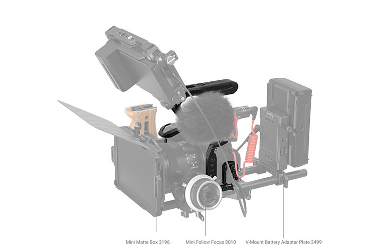 SmallRig 3441 Black Mamba Series Camera Cage Kit for Panasonic LUMIX GH6