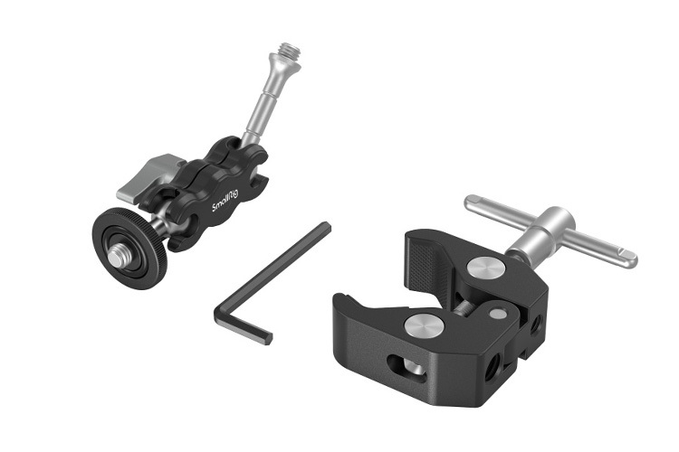 SmallRig 3724 Crab-Shaped Clamp & Magic Arm with Ball Head
