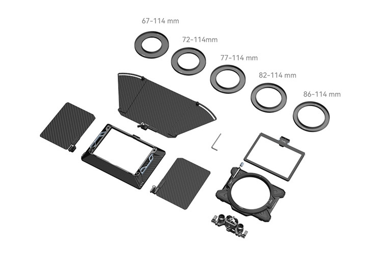 SmallRig 3641 Multifunctional Modular Matte Box (Φ114mm) Basic Kit