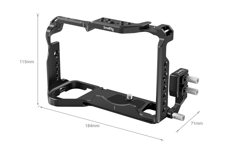 SmallRig 3715 Cage & Cable Clamp for Fujifilm GFX100S/GFX50S II