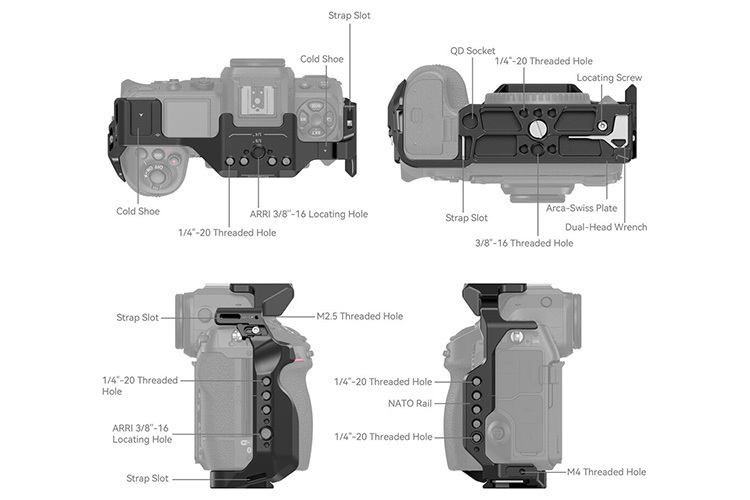SmallRig 3940 Camera Cage for Nikon Z 8