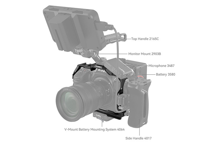 SmallRig 3940 Camera Cage for Nikon Z 8