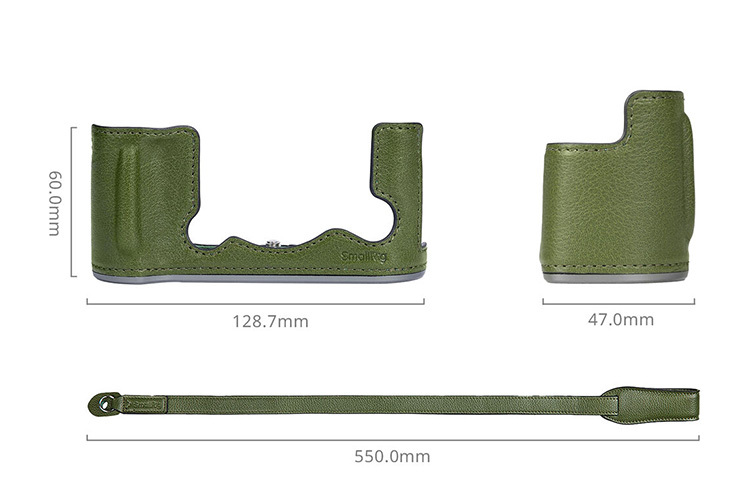 SmallRig 4711 Læretui Kit for Fujifilm X-T50 Grønn