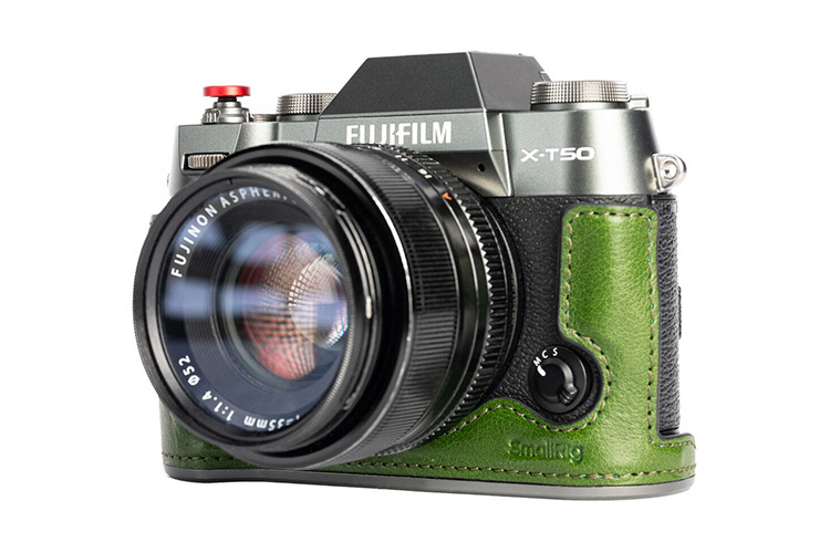 SmallRig 4711 Læretui Kit for Fujifilm X-T50 Grønn