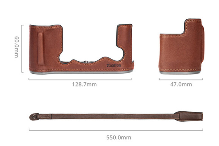 SmallRig 4710 Læretui Kit for Fujifilm X-T50 Brun