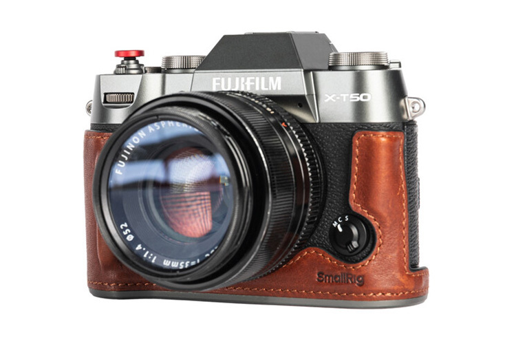 SmallRig 4710 Læretui Kit for Fujifilm X-T50 Brun