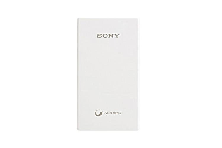 Sony CP-V5AW Portabel USB-Lader 5000 mAh (Nødlader) Hvit