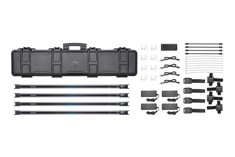 Godox TL120 RGB Tube Light LED-lys 4 stk