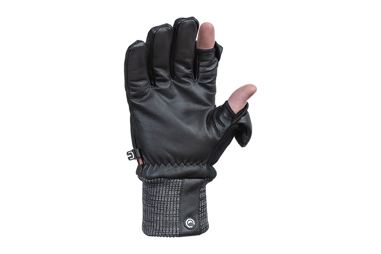 Vallerret Hatchet Fotografihanske Lær Svart S