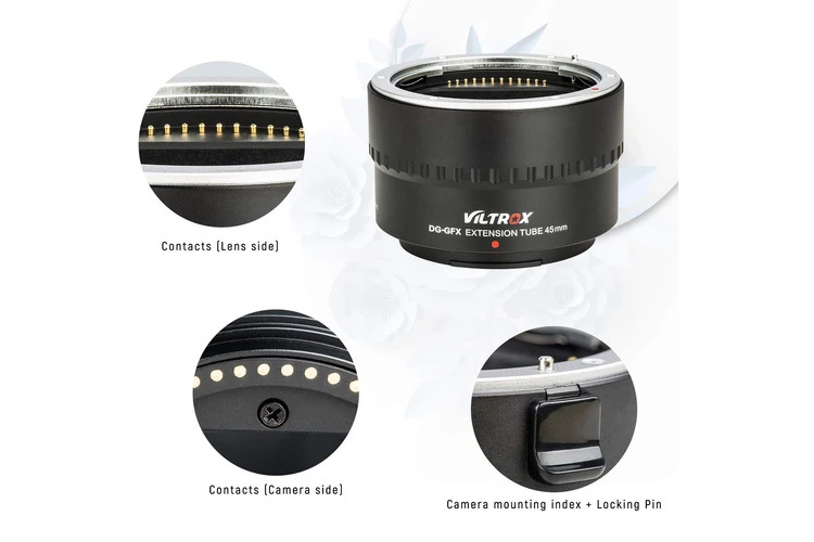 Viltrox DG-GFX 45mm Auto Extension Tube for Fujifilm GFX 50S & GFX 50R