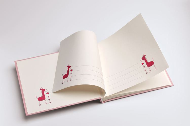 Walther Baby Animal 28x25 Rosa Album