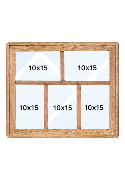 ZEP Italia Mosel Bilderamme - Lys brun, 15x21, 5x 10x15 | Heltre