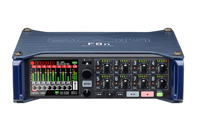 Zoom F8n MultiTrack Field Recorder