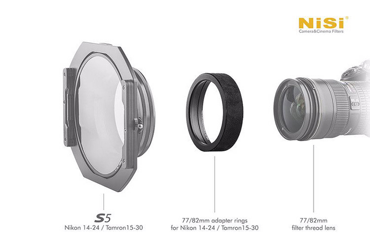 NiSi 150 Adapterring S6 77mm Sigma 14/1,8 Adapter