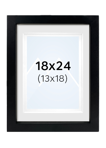 Focus Dahlia Bilderamme - Svart, 13x18, 18x24 | Heltre