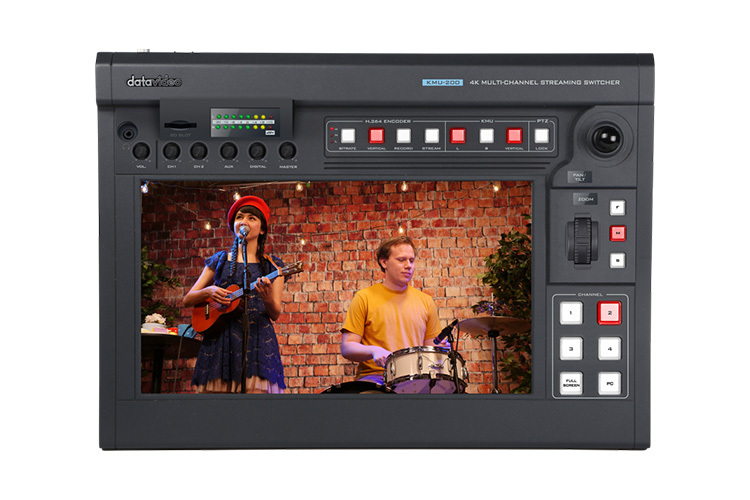 datavideo KMU-200 4K Multi-Channel Touch Screen Region of Interest Switcher