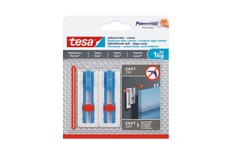 tesa Limspiker for Dype Rammer på Tapet og Gips 1 kg 2pk