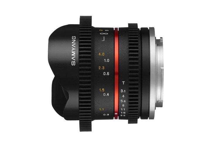 Samyang 8mm T3.1 VDSLR Fuji X