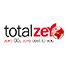 Logo for Total Zero, en tekst og grafiske elementer