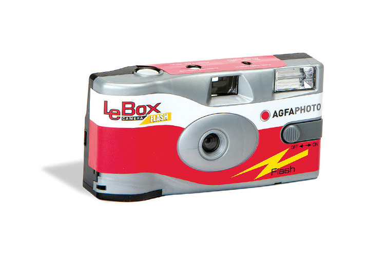 Agfa LeBox 400 27 Flash Engangskamera Agfa LeBox 400 27 Flash Engangskamera