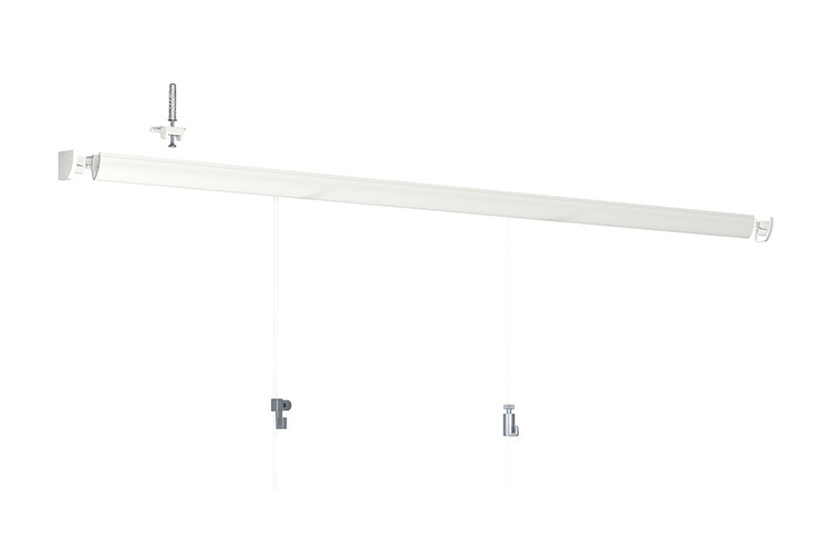 ArtiTeq Click Rail "All in one" 4 meter Hvit