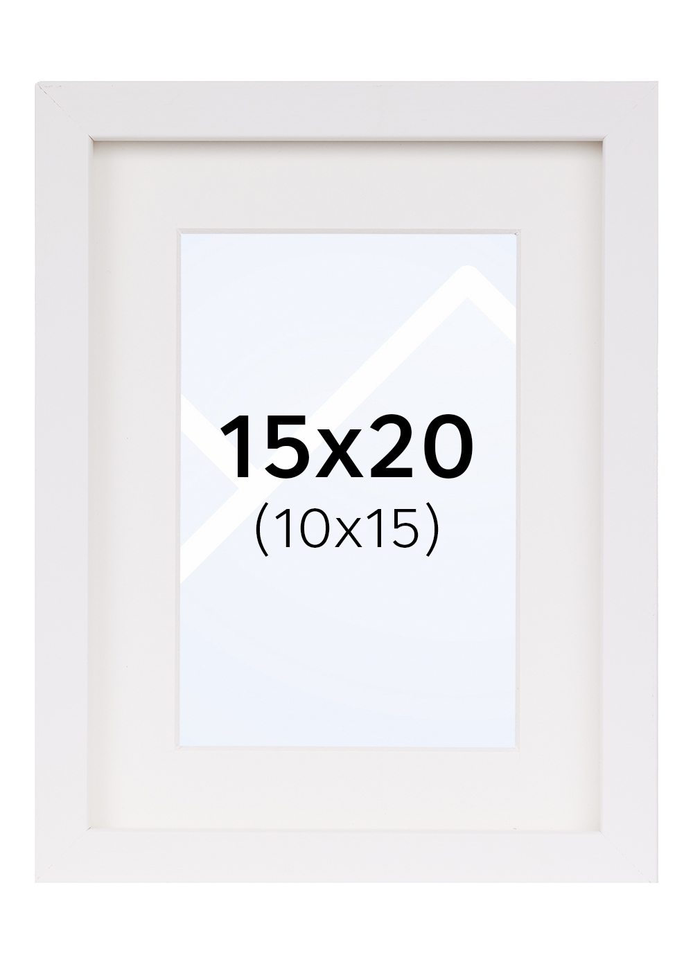 Focus Vivaldi Bilderamme - Hvit, 10x15, 15x20