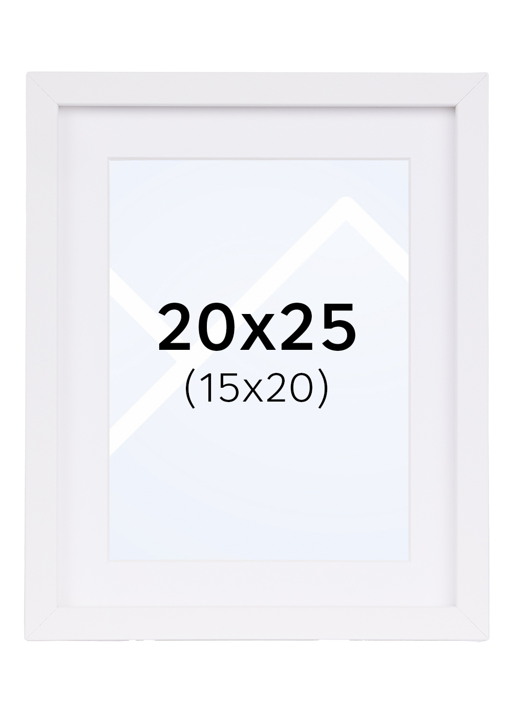 Focus Vivaldi Bilderamme - Hvit, 15x20, 20x25