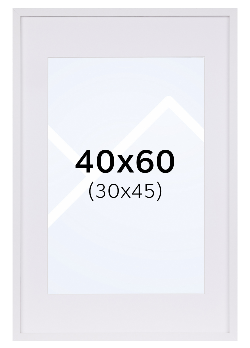 Focus Vivaldi Bilderamme - Hvit, 30x45, 40x60