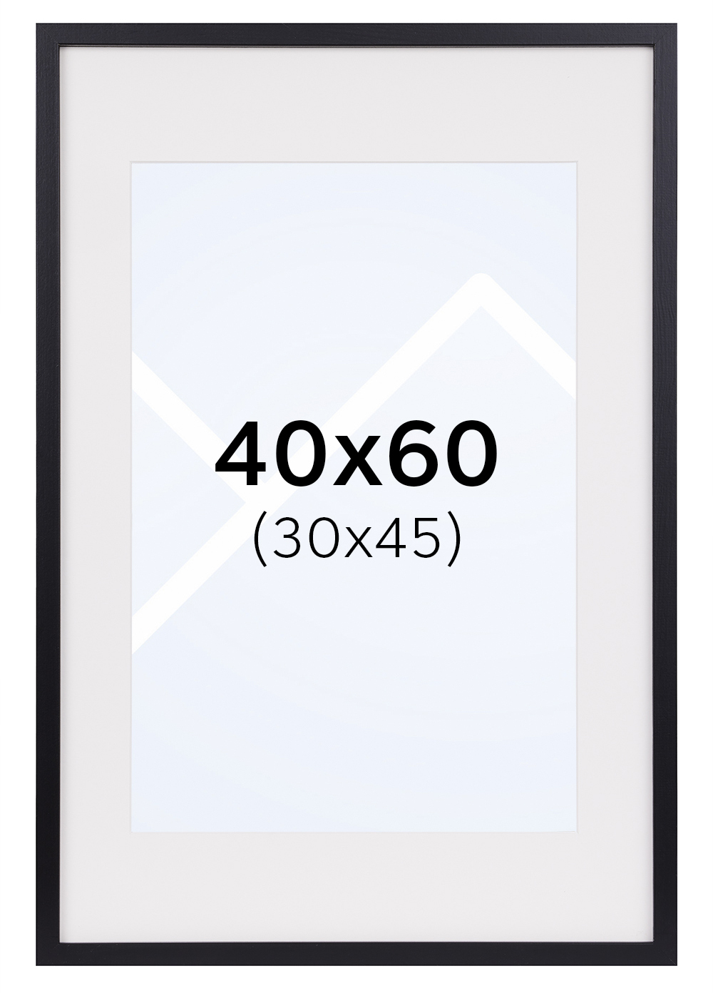 Focus Vivaldi Bilderamme - Svart, 30x45, 40x60