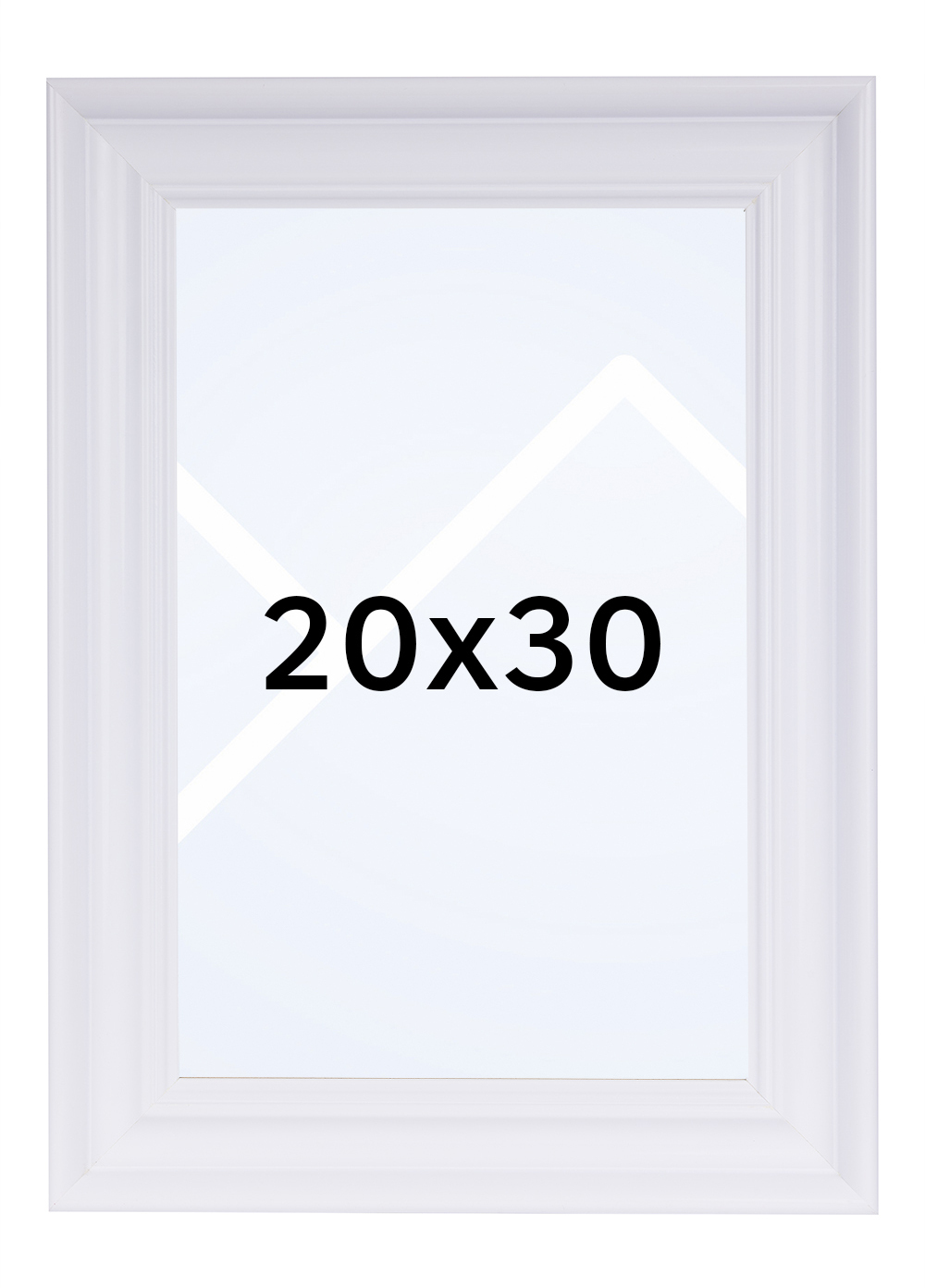 Focus Charleston Bilderamme - Hvit, 20x30