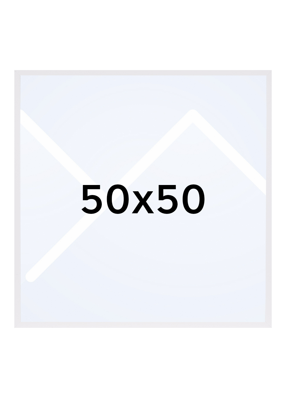 Focus Soul Bilderamme - Hvit, 50x50