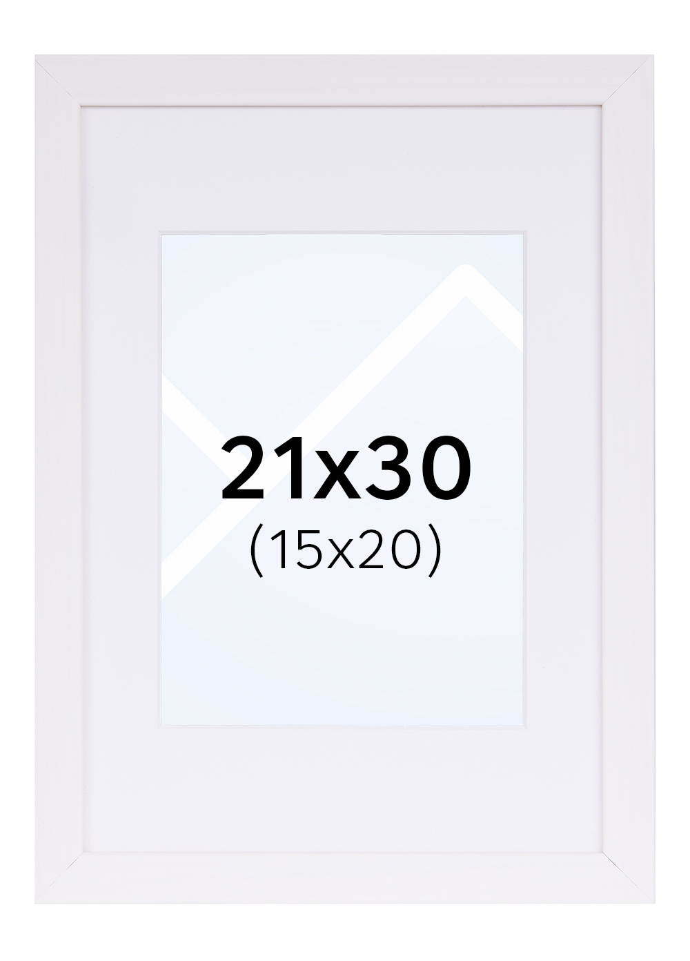 TR Reykjavik Bilderamme - Hvit, 15x20, 21x30