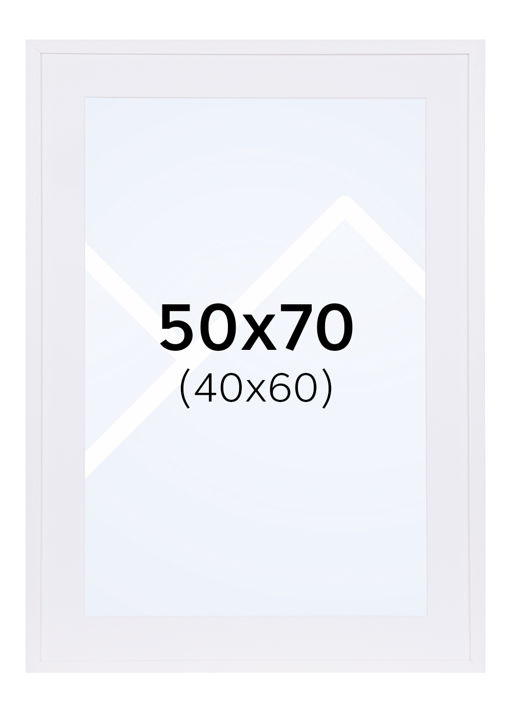 TR Reykjavik Bilderamme - Hvit, 40x60, 50x70