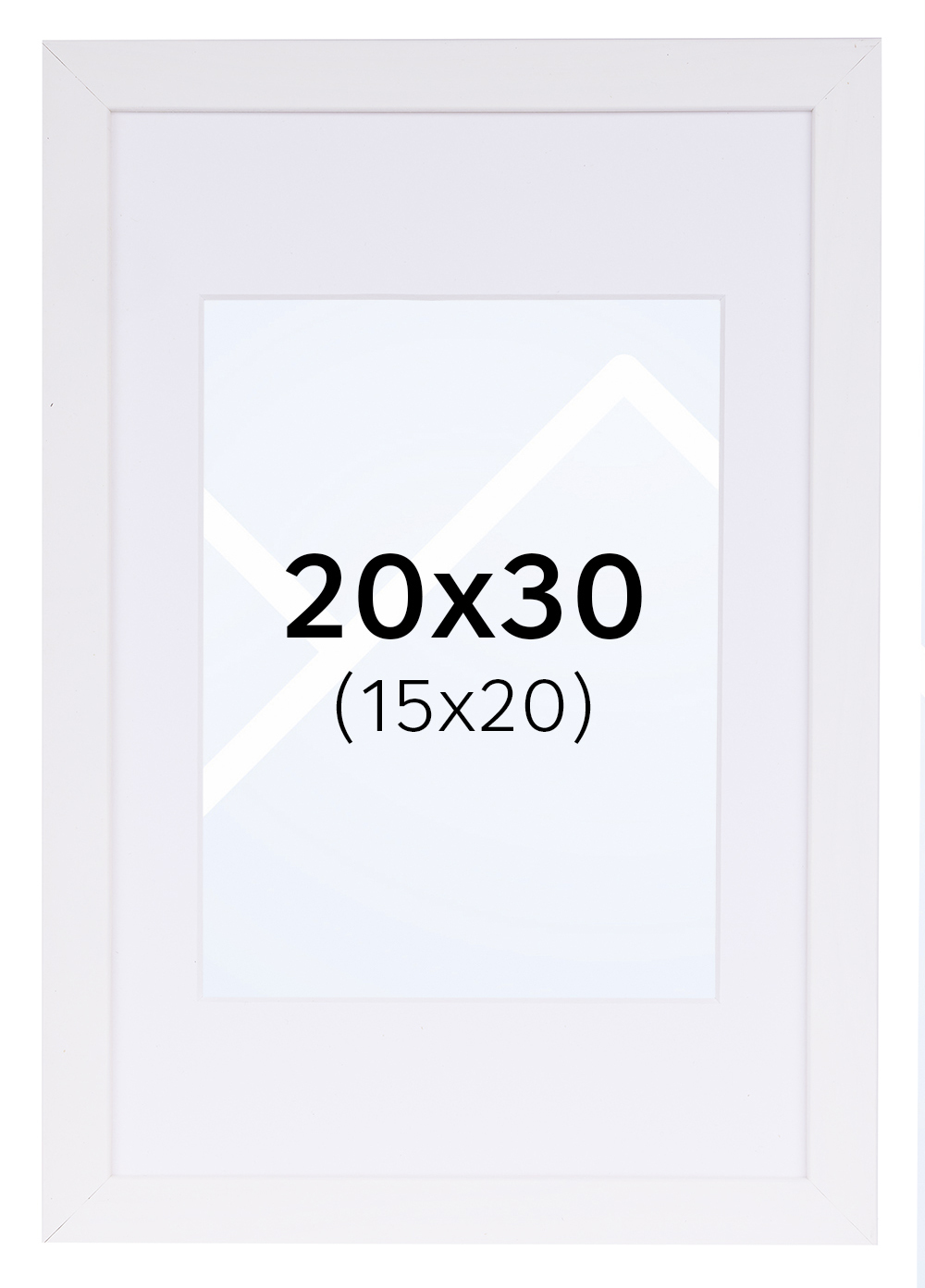 TR Reykjavik Bilderamme - Hvit, 15x20, 20x30