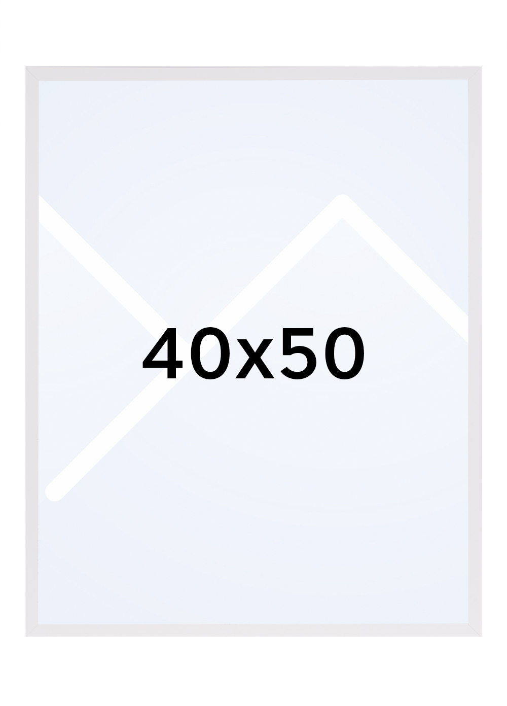 Focus Soul Plexi Bilderamme - Hvit, 40x50 Focus Soul Plexi Bilderamme - Hvit, 40x50