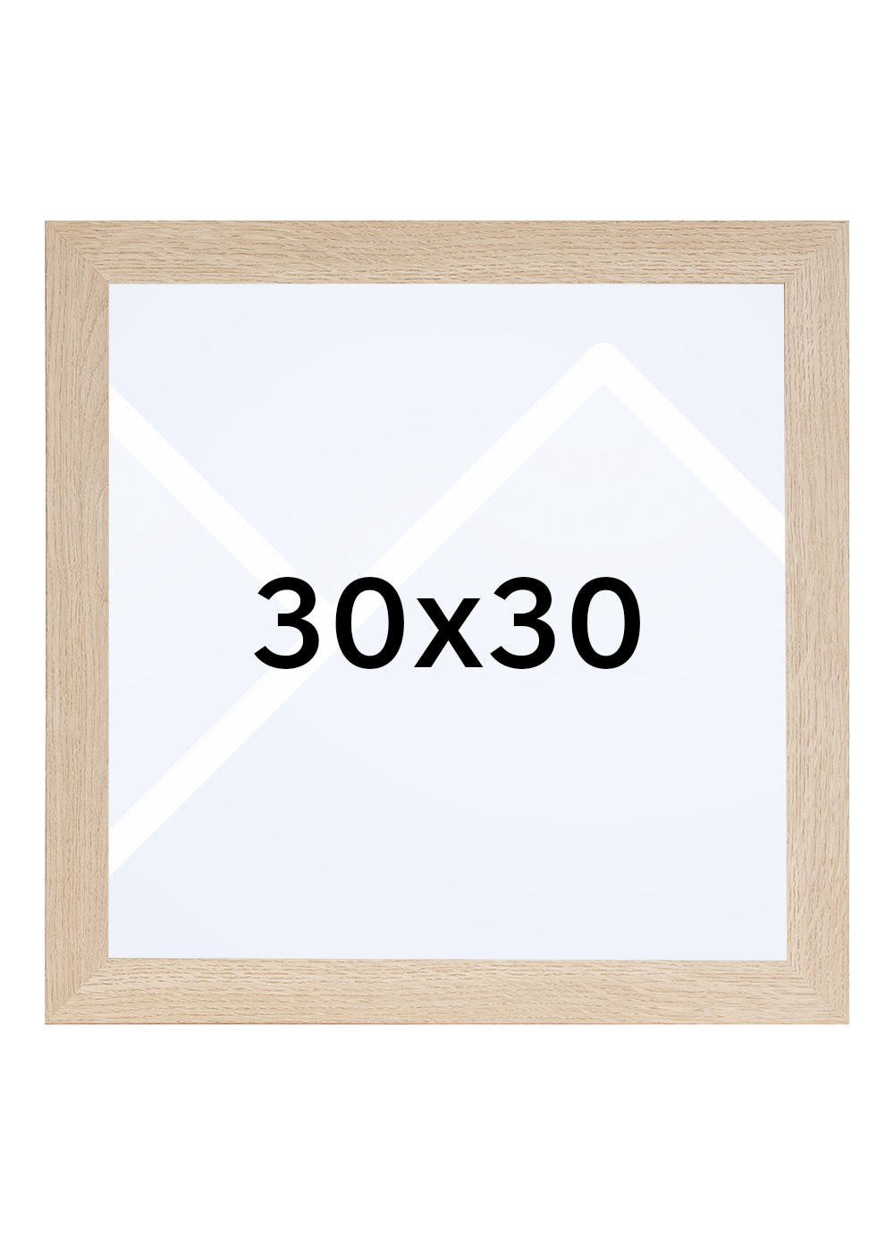 TR Tjøme Bilderamme - Lys Eik, 30x30