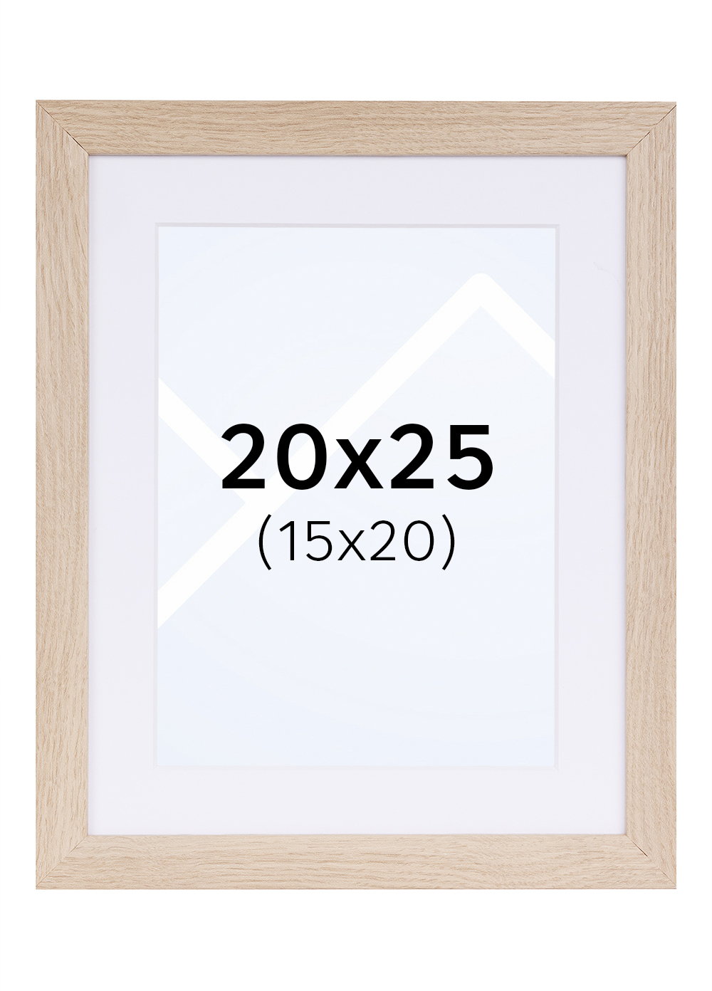TR Reykjavik Bilderamme - Lys Eik, 15x20, 20x25