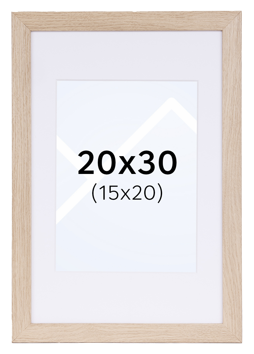 TR Reykjavik Bilderamme - Lys Eik, 15x20, 20x30