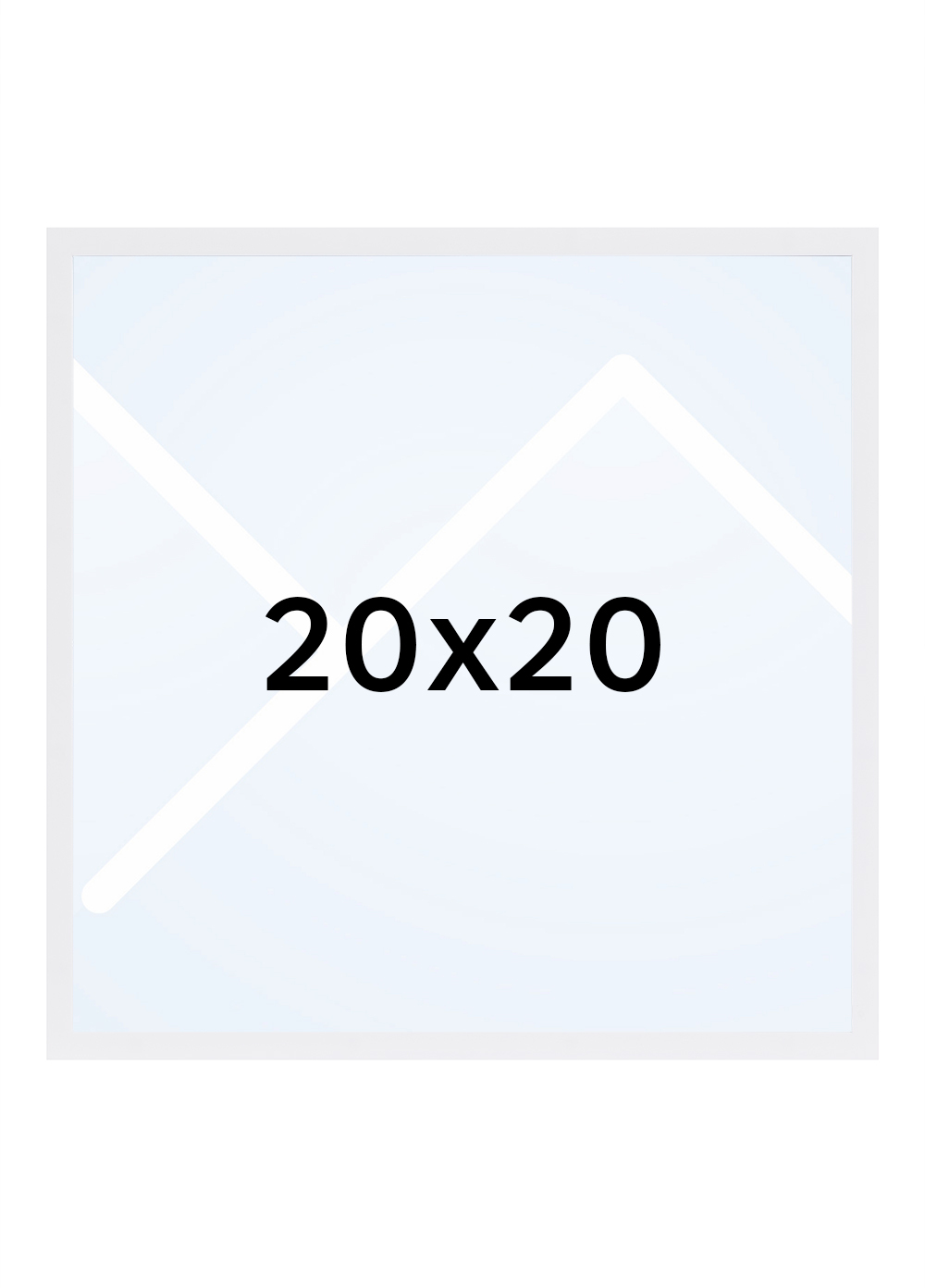 Innova Airframe Bilderamme - Hvit, 20x20