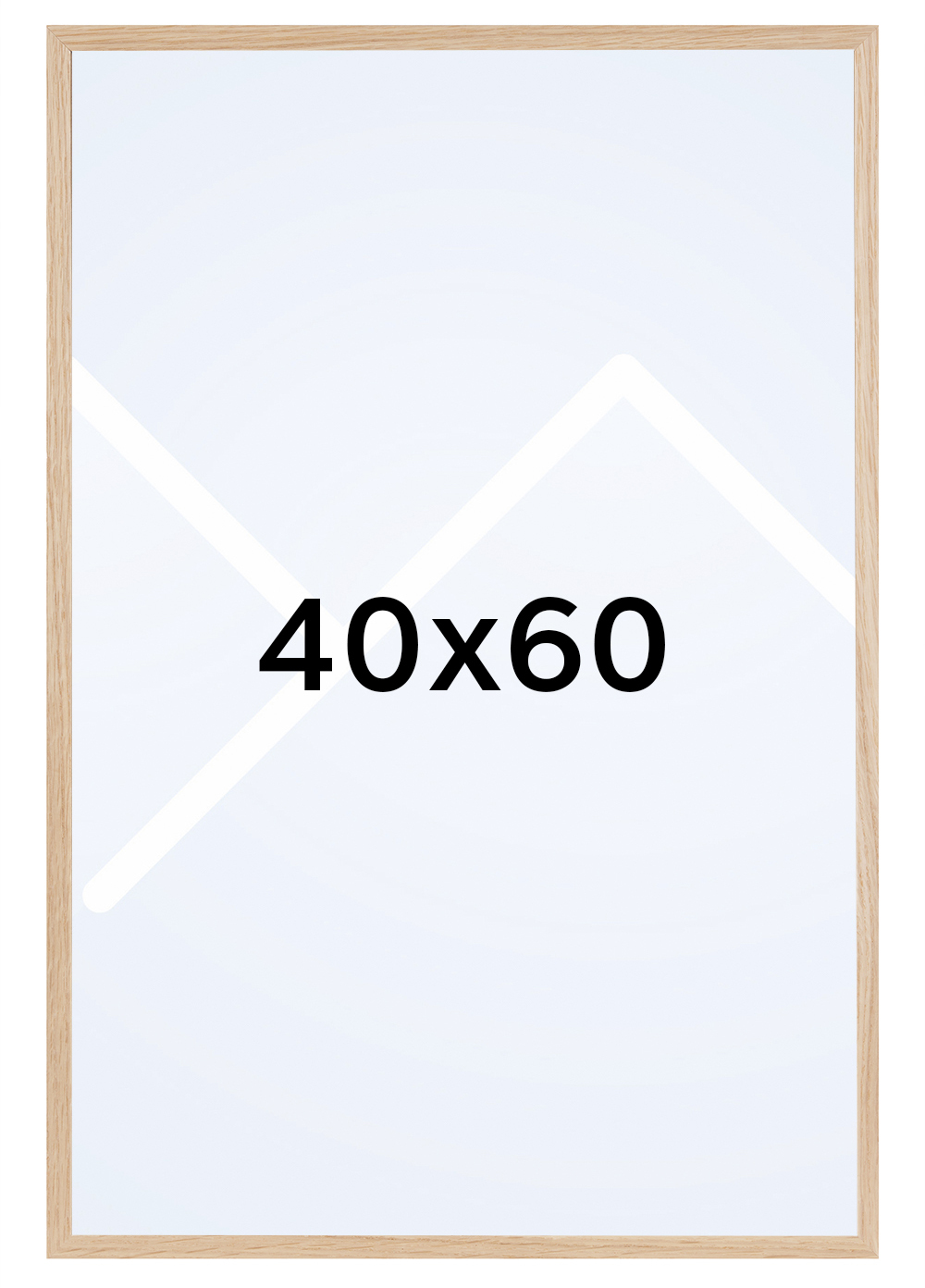 Focus Soul Plexi Bilderamme - Lys Eik, 40x60